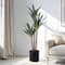 American Art Decor 5ft Artificial Dutch Iron Tree in Cement Pot Faux Plant